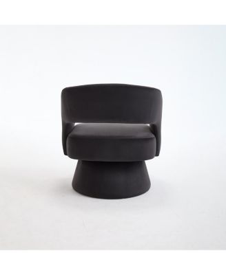  Velvet Swivel Accent Chair