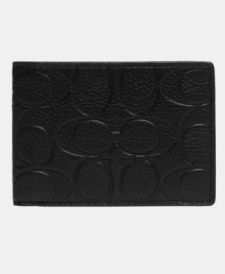 COACH - Men's Slim Billfold Leather Wallet