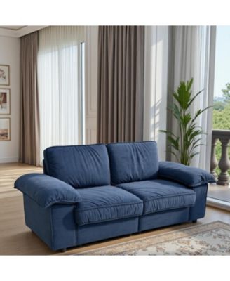 Modern Storage Loveseat Sofa - Small Space Living