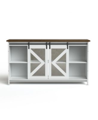 Metal Aquarium Stand with Cabinet - 80 Gallon White