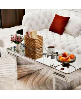 Luxury Fluted Glass Coffee Table