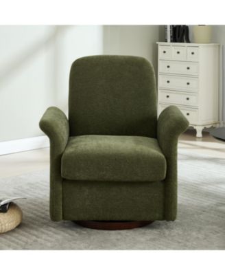 Swivel Barrel Accent Chair