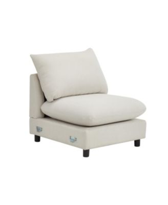  99" 4-Piece L-Shaped Modular Sectional Sofa