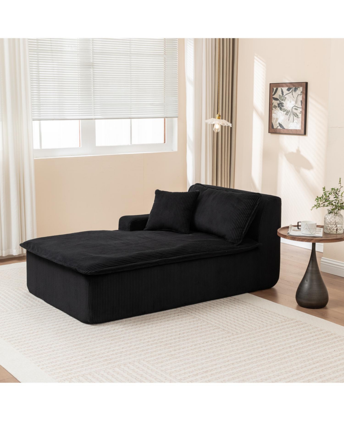 Streamdale Furniture Streamdale Oversized Sleeper Chair Chaise Lounge Sofa Bed