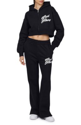 Women's Funk Relaxed Crop Zip Hoodie