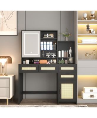 Streamdale LED Makeup Vanity with Adjustable Lighting & Ample Storage