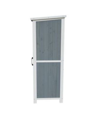 54" Storage Shed w/ Sloped Roof & 5 Compartments