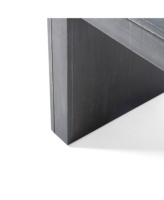 Acacia Wood Black Dining Bench