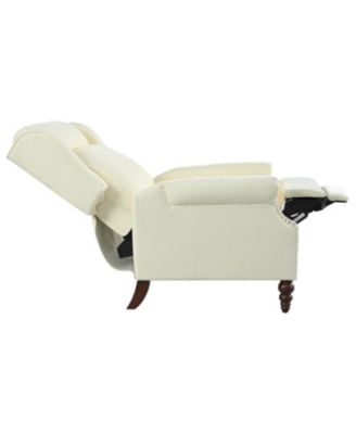 29.75" Push Back Wingback Recliner