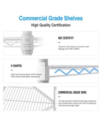 Corner Wire Shelf Rack
