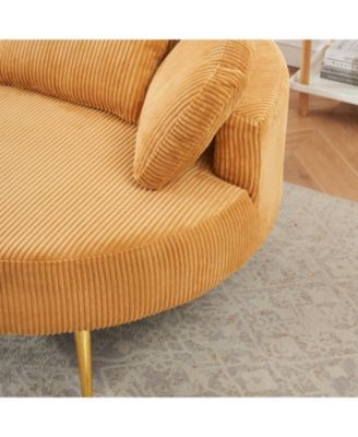 61" Small Sofa with End Table - Apartment/Balcony