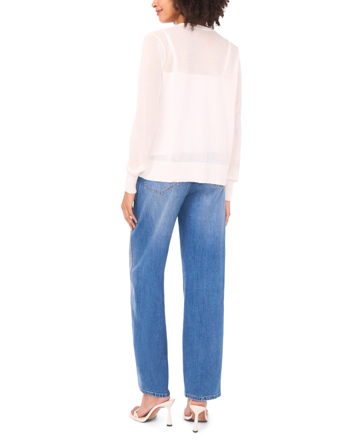 Vince Camuto Women's Open Front Short Cardigan