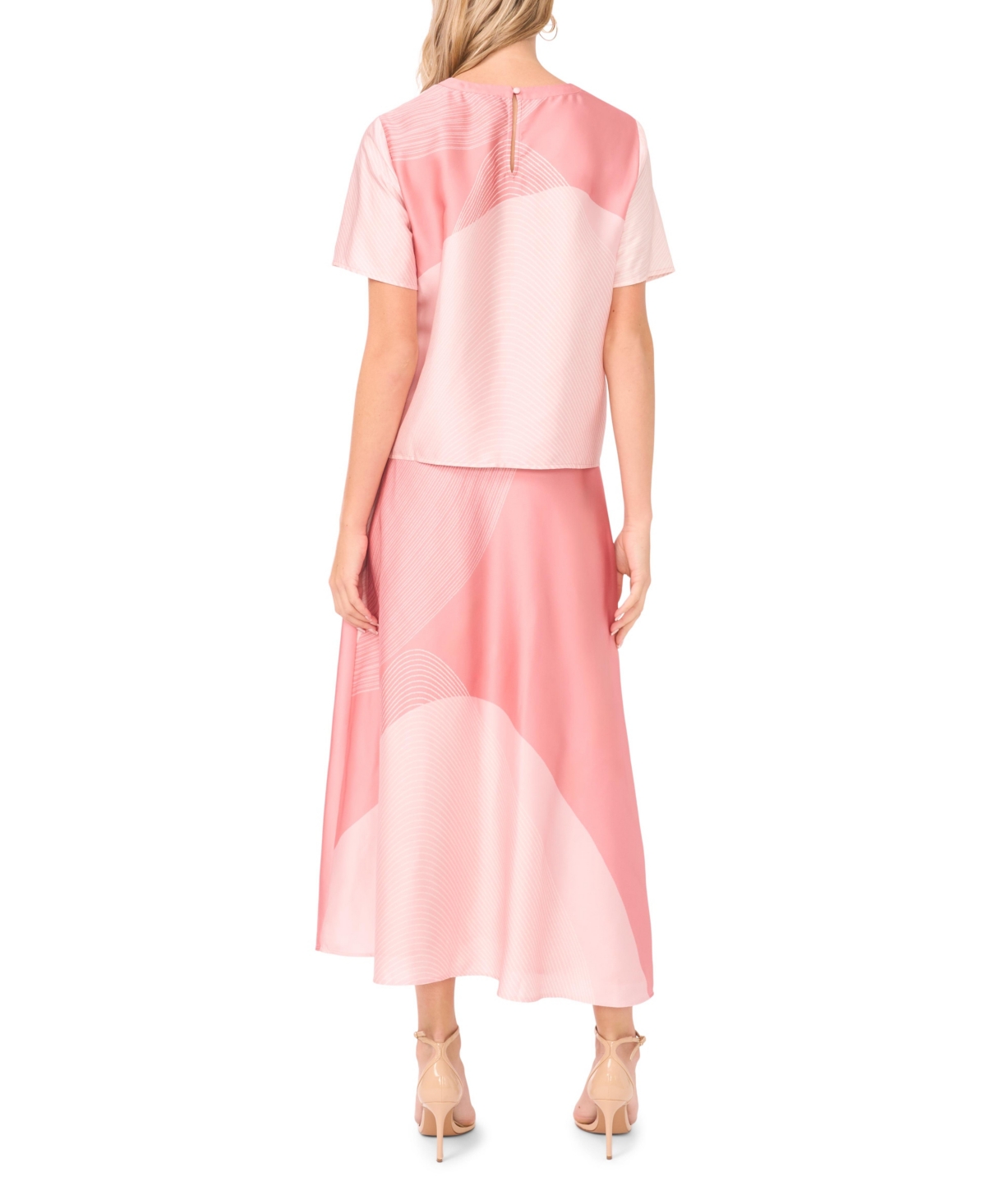 Vince Camuto Women's Crewneck Cropped Blouse