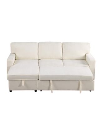 Streamdale Storage Sleeper Sectional with USB & Cup Holders