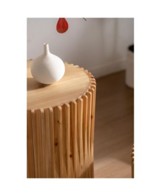 Retro Cylindrical Coffee Table Set (Textured)