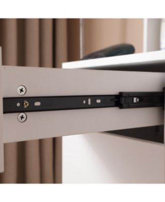  Vanity Desk with Lighted Mirror and Storage, Adjustable Lighting, 3 Drawers, Cabinet