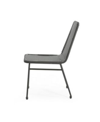 Rattan Chairs (Set of 2) - Iron Legs