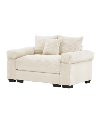 Oversized Cloud Modular Sectional Couch, Soft Corduroy