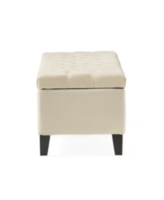Streamdale Button Tufted Diamond Stitch Storage Ottoman Bench