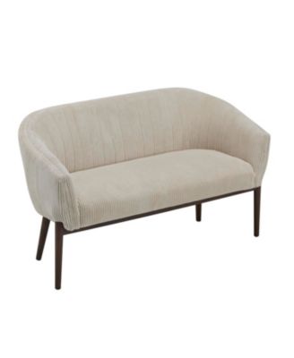 Streamdale Corduroy Recessed Arm Loveseat