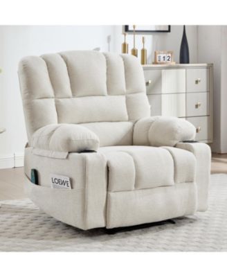 Living Space Reclining Chair Recliner Sofa with Heating and Vibration