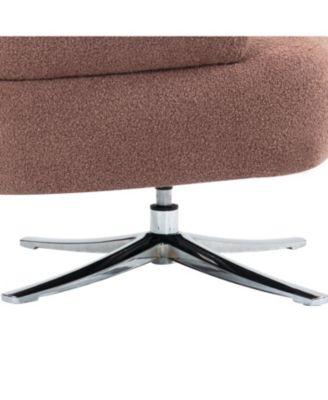 Red Swivel Cuddle Chair - Balcony, Study, Living Room