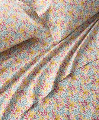 Printed Cotton Sateen 3-Pc. Sheet Set, Twin XL, Exclusively for Macy's 