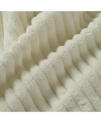 L-Shaped Corduroy Sofa w/ Storage & USB