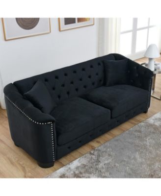 Streamdale 3-seater + 3-seater Combination sofa.Velvet black