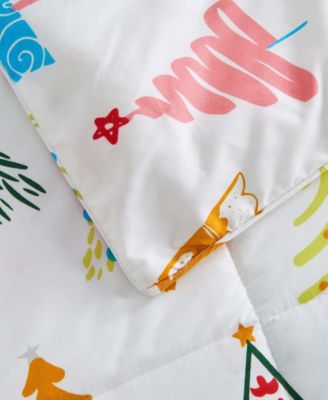 All-Season Printed Down Alternative Comforter Set