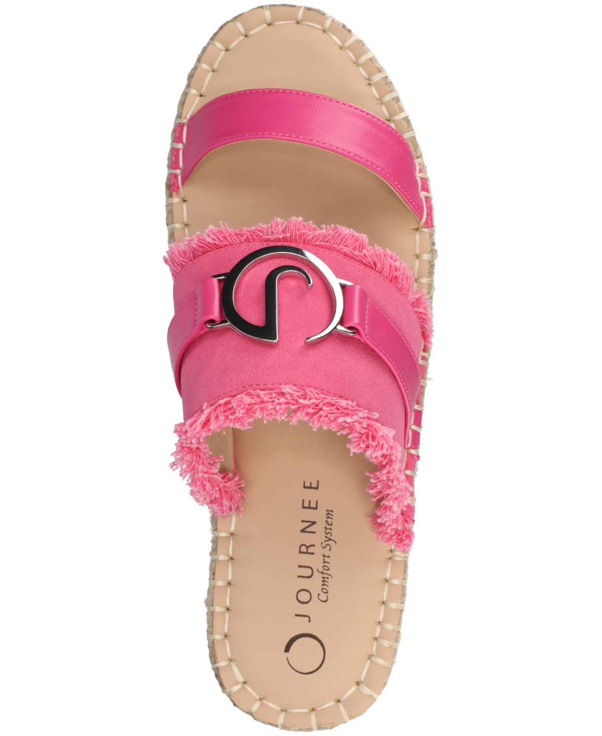 Journee Collection Women's Keelee Slip-On Espadrille Sandals