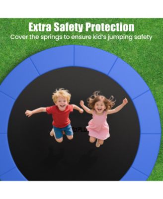 14FT Trampoline Spring Cover Universal Trampoline Replacement Pad w/Split Design