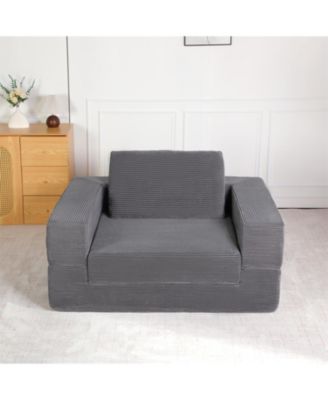 Compression Dog Sofa Bed Modern Floor Couch With Pillow for Living Room Bedroom