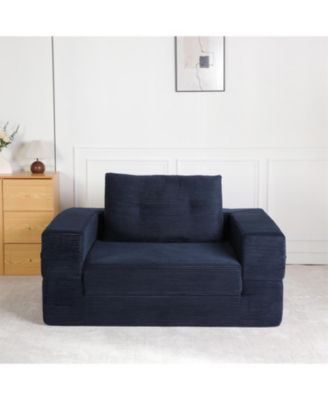 Compression Dog Sofa Bed Modern Floor Couch With Pillow for Living Room Bedroom