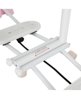 Ski-Motion Leg & Glute Trainer, Adjustable Home Exercise Equipment with Foldable Design and Non-Slip Grips