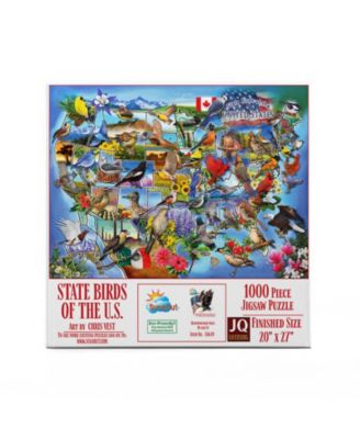 State Birds of the U.S. 1000 piece Jigsaw Puzzle for Adults