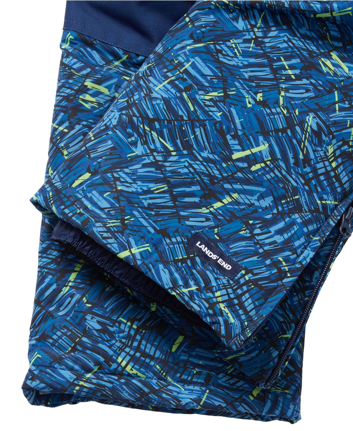 Lands' End Kids Squall Waterproof Insulated Iron Knee Snow Bibs