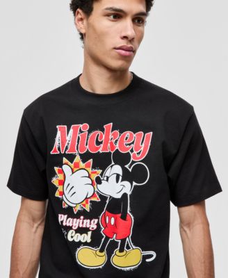 Men's Cotton Mickey Mouse Graphic T-Shirt, Macy's Exclusive
