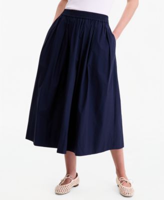 Women's Pull-On Midi Circle Skirt
