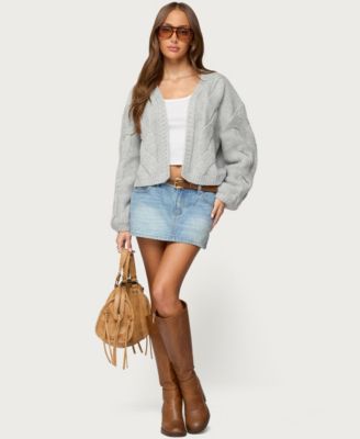 Women's Braiden Chunky Cable Knit Cardigan