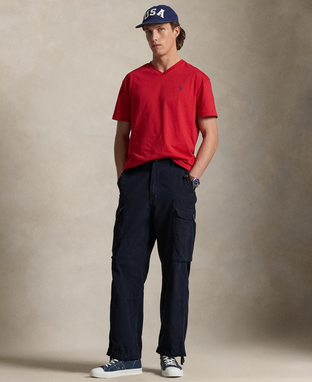 Polo Ralph Lauren Men's Classic-Fit V Neck T-Shirt