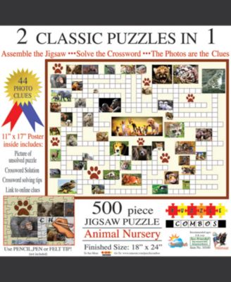 Animal Nursery 500 piece Jigsaw Puzzle for Adults Puzzle Combo