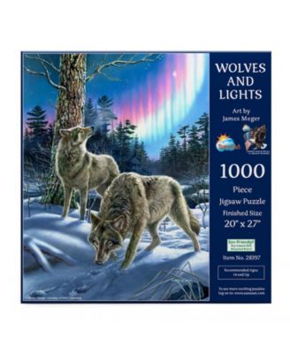 Wolves and Lights 1000 piece Jigsaw Puzzle for Adults