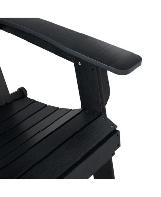 Outdoor Patio All-weather Folding Adirondack Chair Set of 2