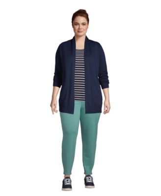 Plus Size Long Sleeve Open Long Cardigan Sweater