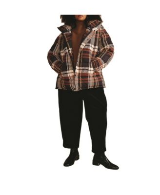 Plus Size Rainier Short Hooded Puffer