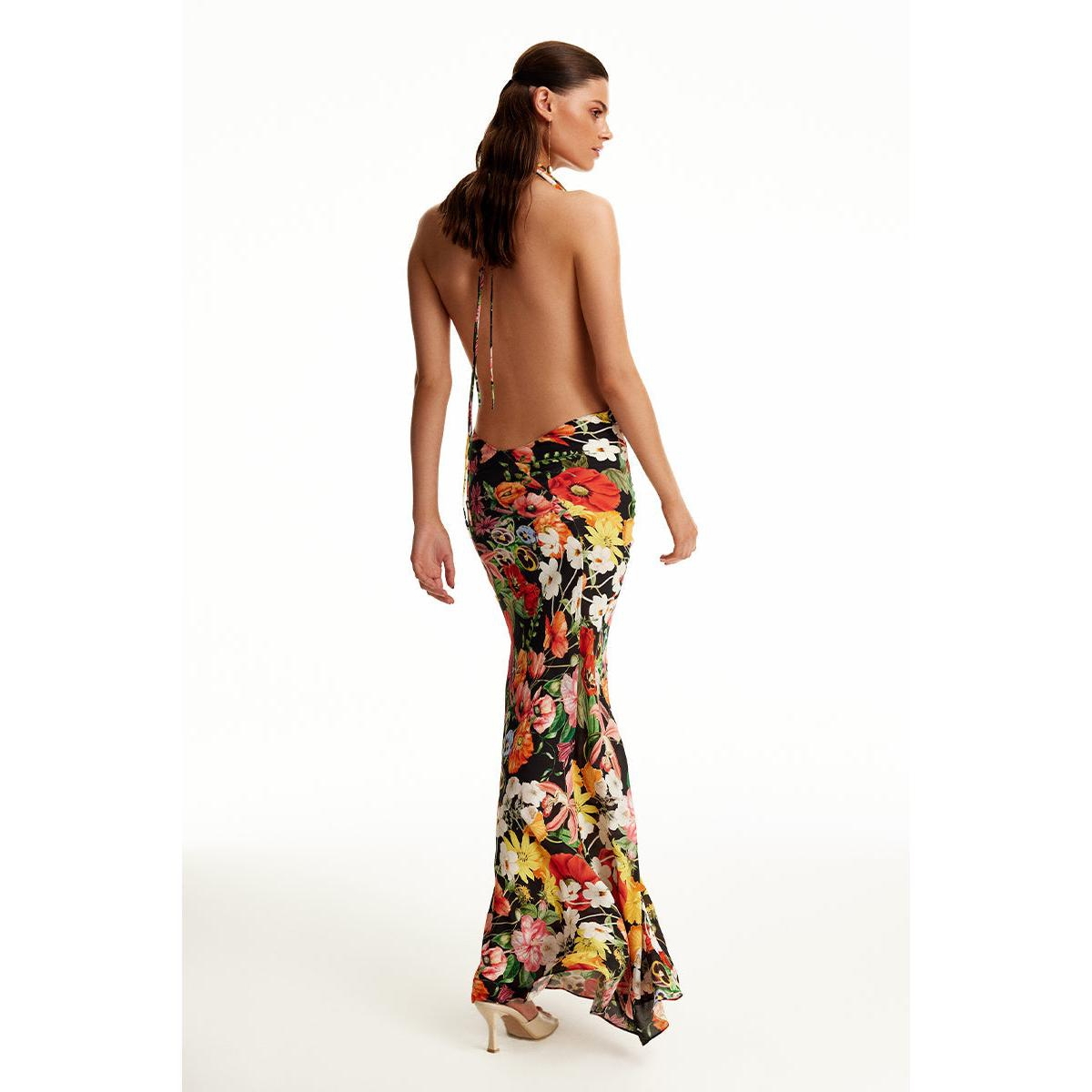 Luna B Women's Siren Dress Printed Black