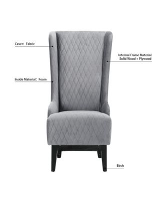  23" Wide Wing Back Chair, Side Chair For Living Room