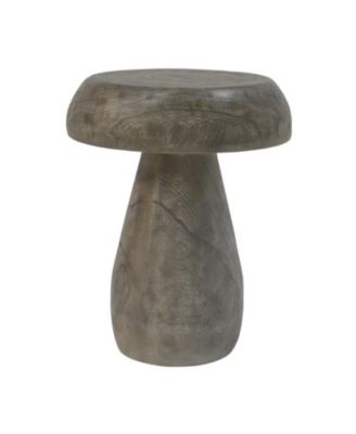 MGO Mushroom Side Table Wood-like texture
