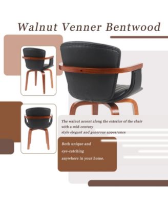 Bentwood Swivel Dining Chairs (Set of 2)